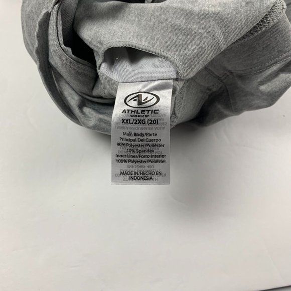 Athletic Works Women’s Athletic Sports Bra Grey Size XXL/2XG‎ NWT 6282 - Picture 3 of 5